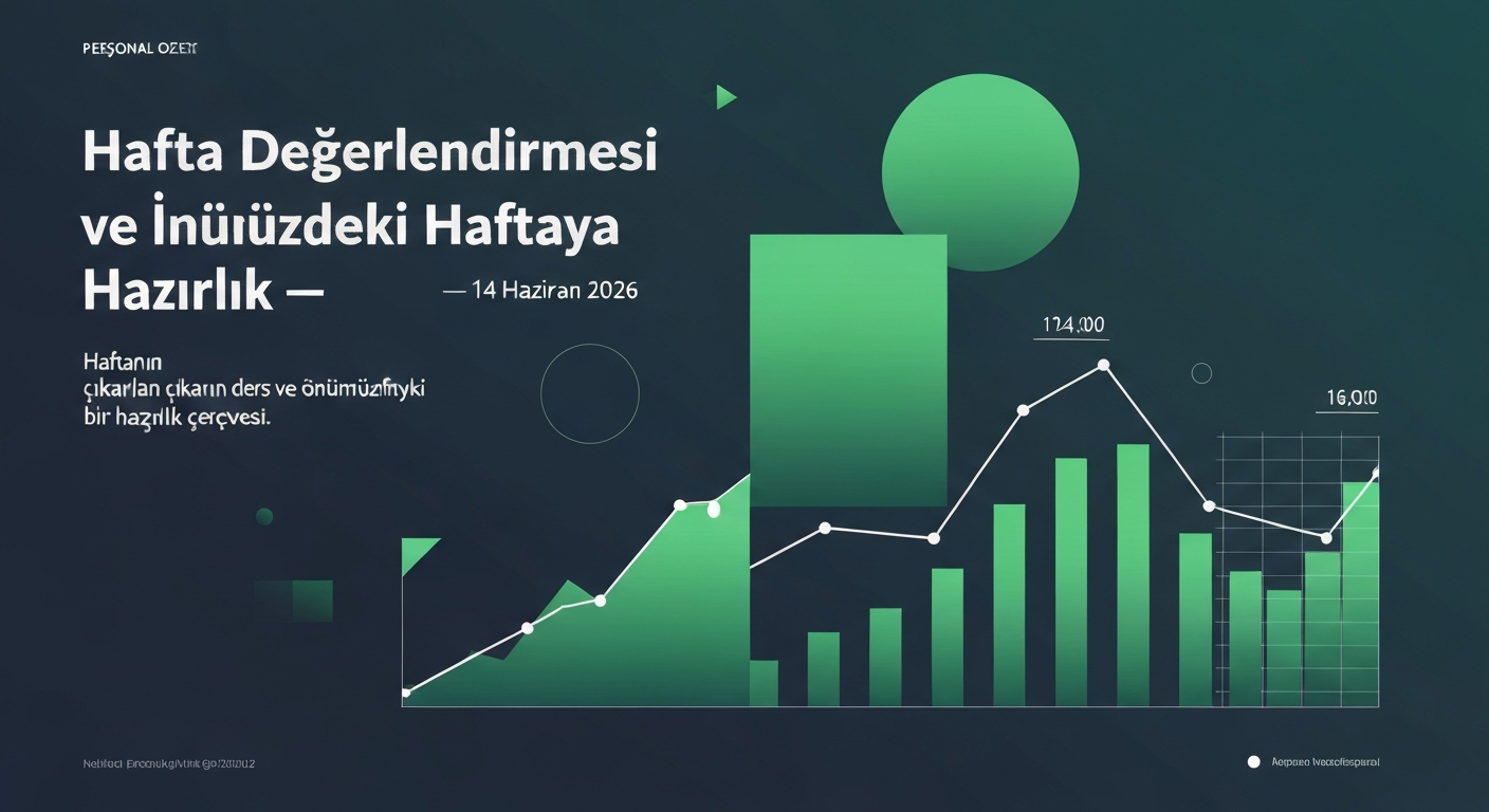 Hafta Değerlendirmesi ve Önümüzdeki Haftaya Hazırlık — 14 Haziran 2026