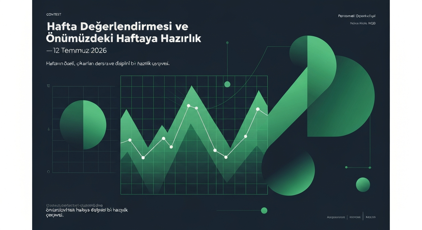 Hafta Değerlendirmesi ve Önümüzdeki Haftaya Hazırlık — 12 Temmuz 2026