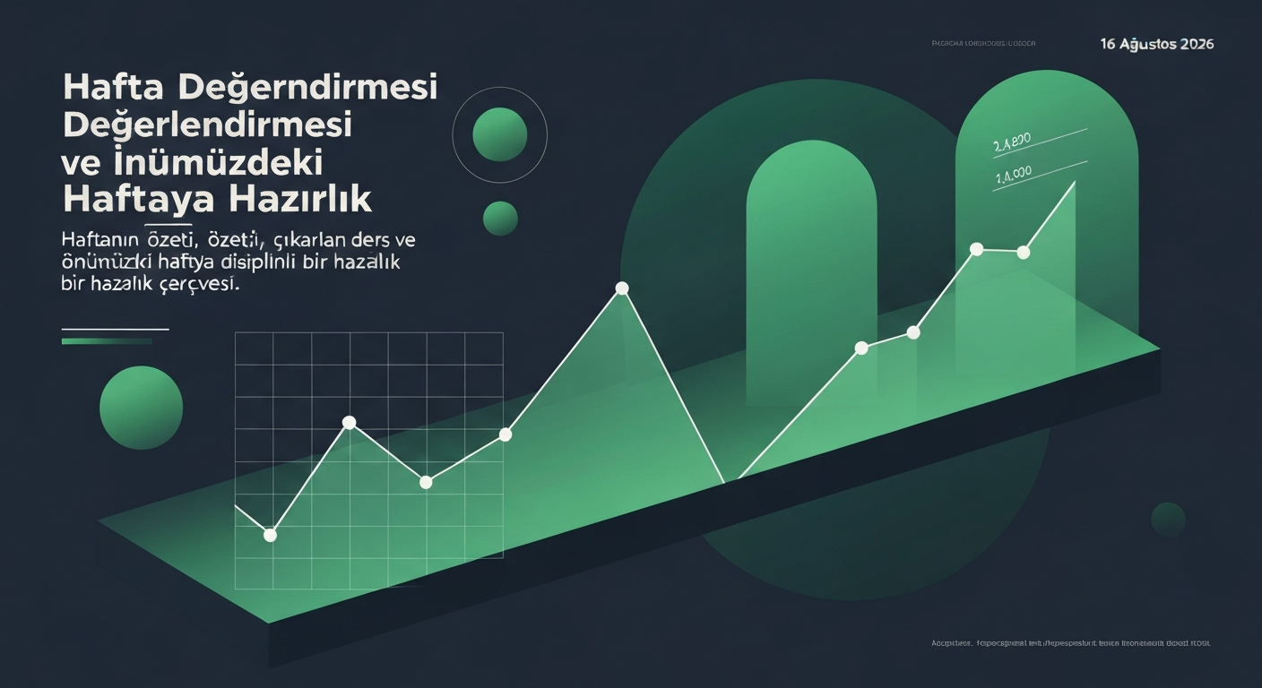 Hafta Değerlendirmesi ve Önümüzdeki Haftaya Hazırlık — 16 Ağustos 2026