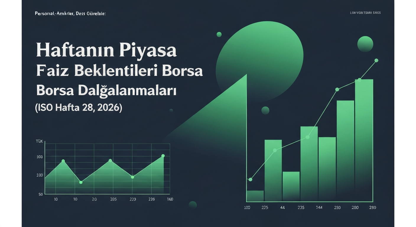 Haftanın Piyasa Haberleri: Faiz Beklentileri ve Borsa Dalgalanmaları (ISO Hafta 28, 2026)