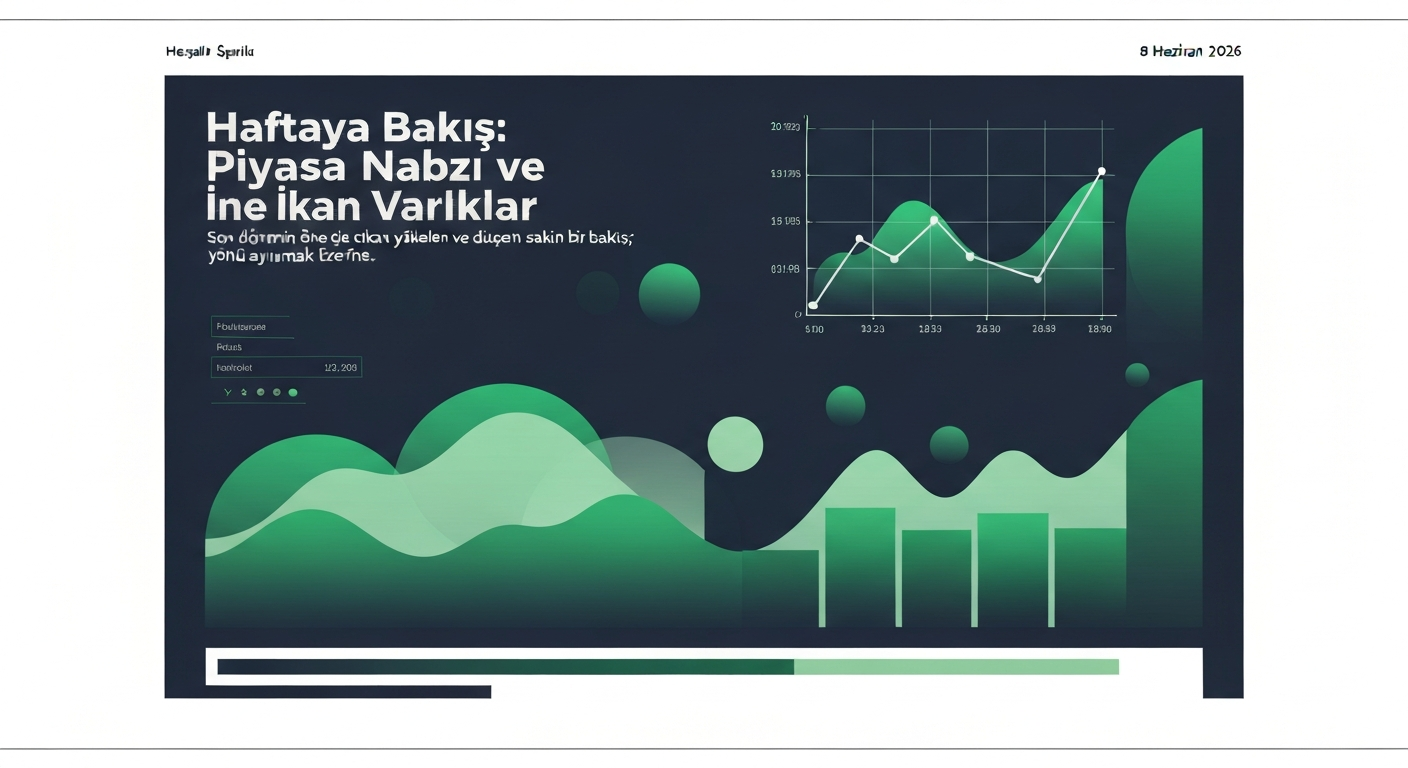 Haftaya Bakış: Piyasa Nabzı ve Öne Çıkan Varlıklar — 8 Haziran 2026