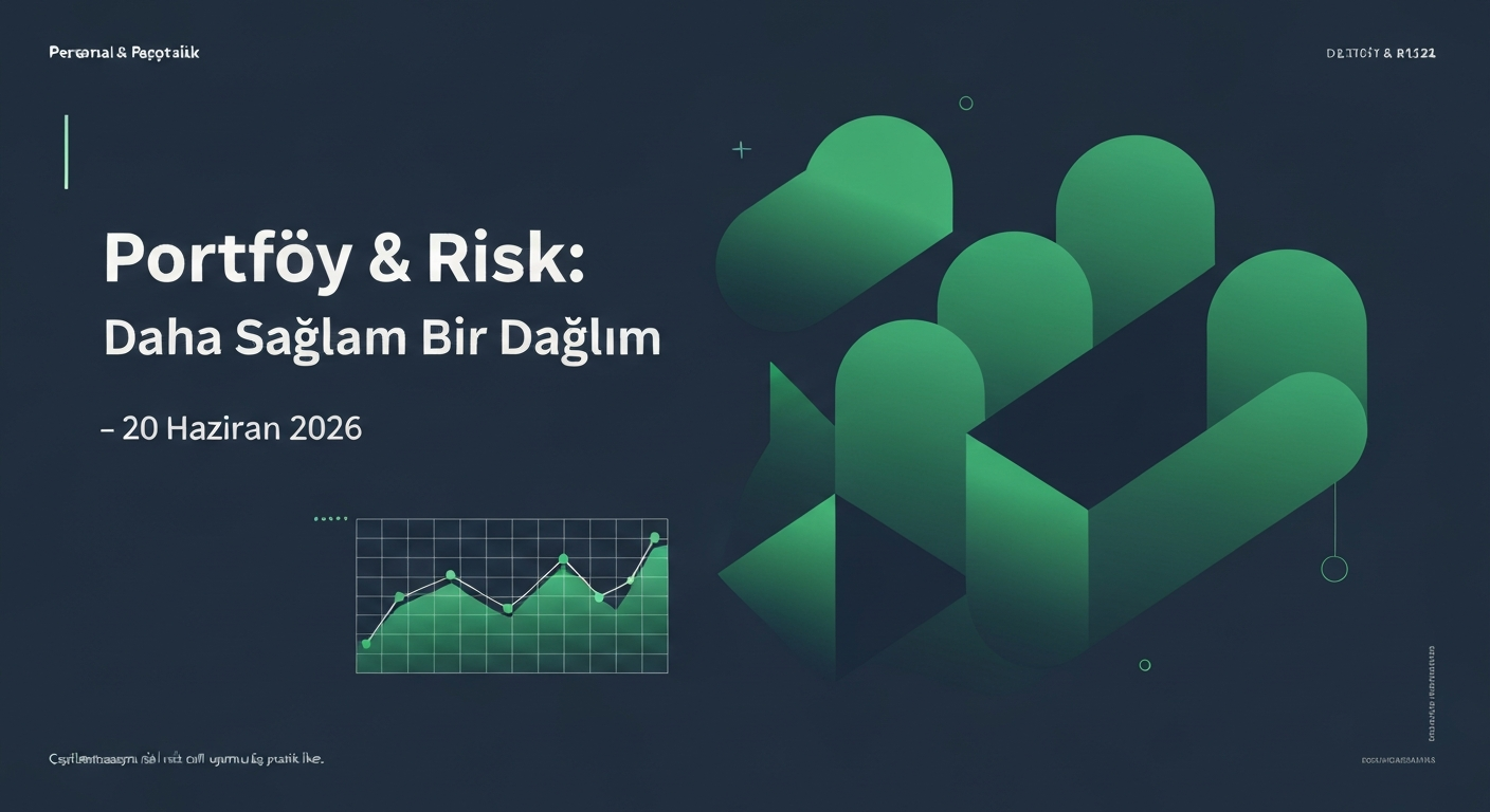 Portföy & Risk: Daha Sağlam Bir Dağılım — 20 Haziran 2026