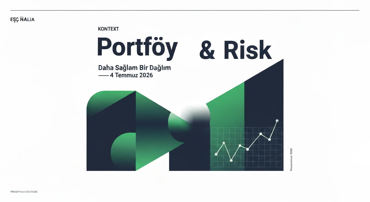 Portföy & Risk: Daha Sağlam Bir Dağılım — 4 Temmuz 2026
