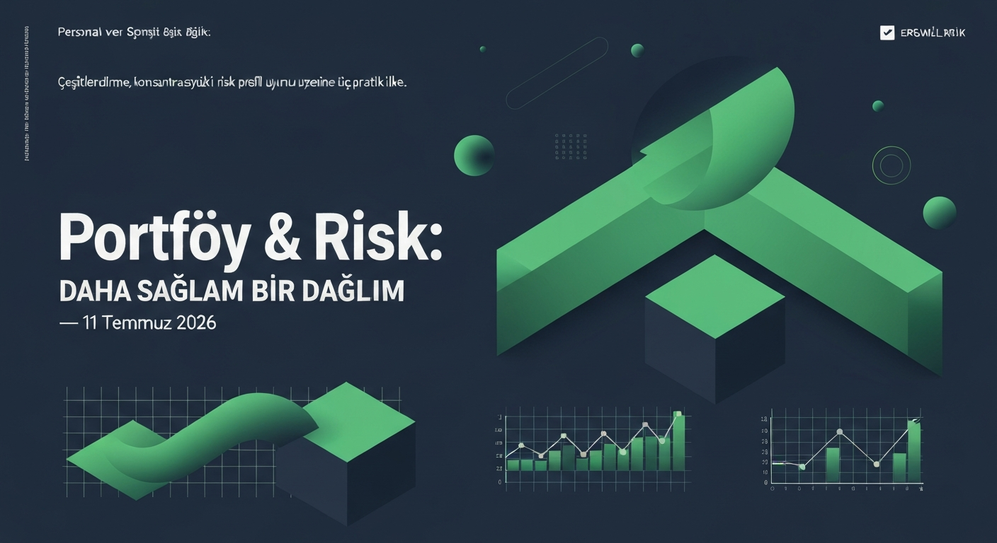 Portföy & Risk: Daha Sağlam Bir Dağılım — 11 Temmuz 2026