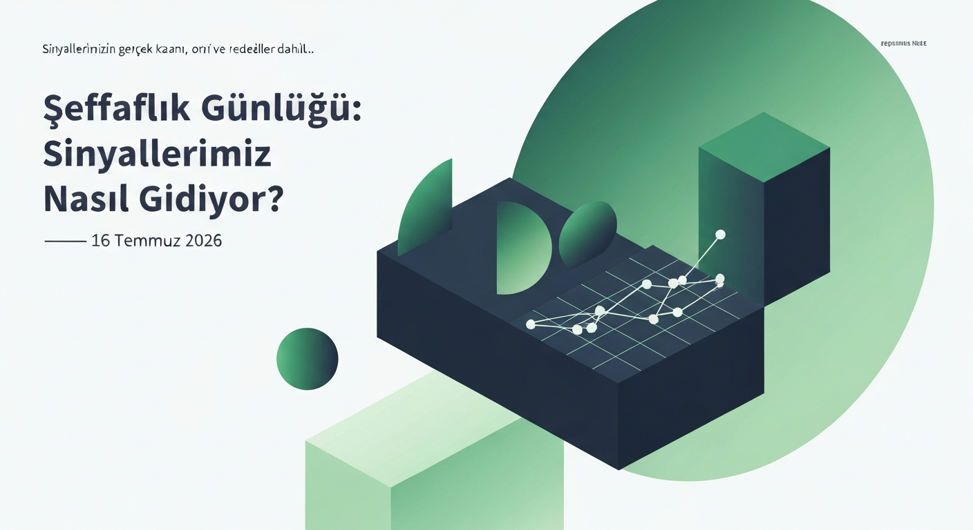 Şeffaflık Günlüğü: Sinyallerimiz Nasıl Gidiyor? — 16 Temmuz 2026