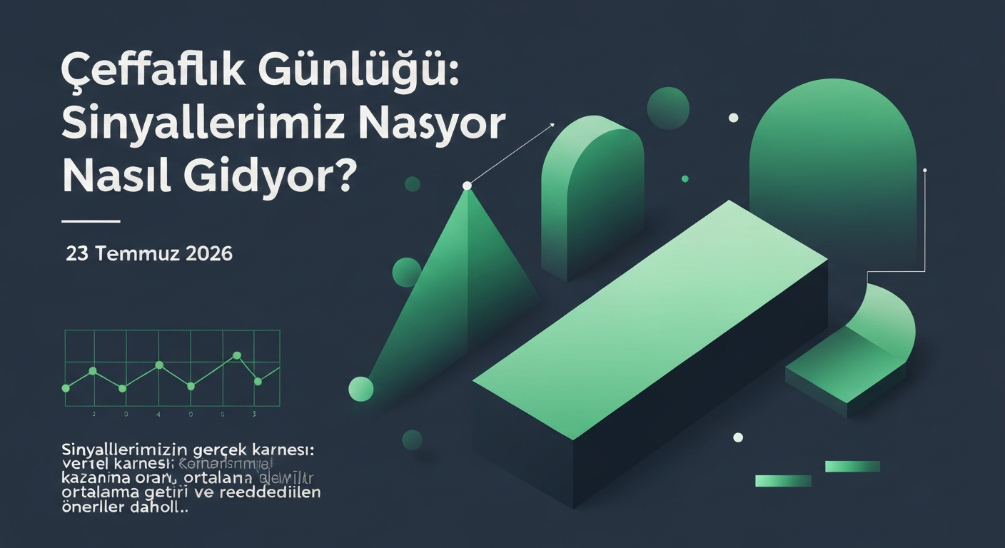 Şeffaflık Günlüğü: Sinyallerimiz Nasıl Gidiyor? — 23 Temmuz 2026