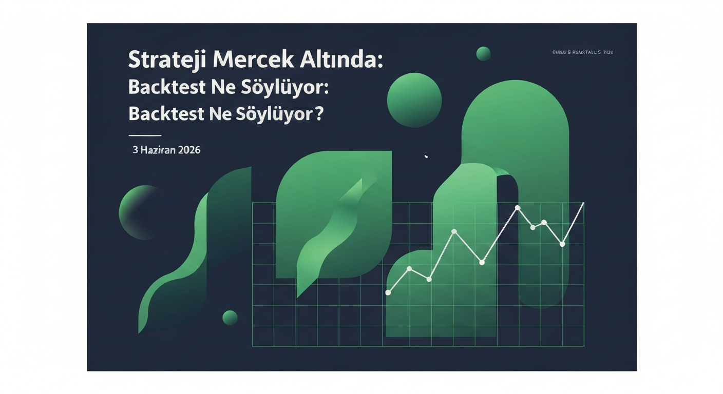 Strateji Mercek Altında: Backtest Ne Söylüyor? — 3 Haziran 2026