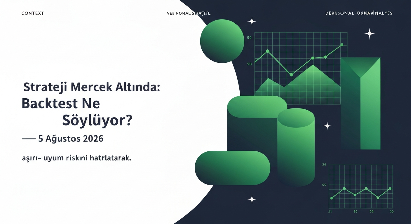 Strateji Mercek Altında: Backtest Ne Söylüyor? — 5 Ağustos 2026