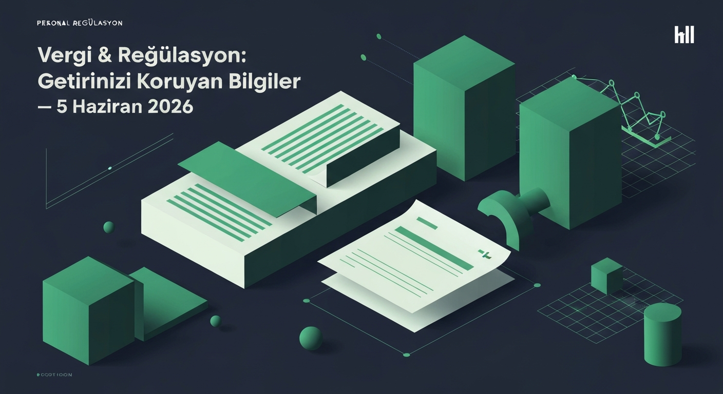 Vergi & Regülasyon: Getirinizi Koruyan Bilgiler — 5 Haziran 2026