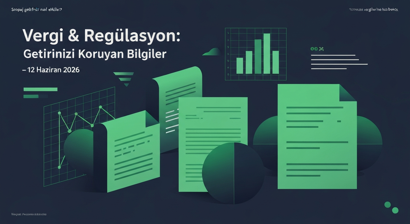 Vergi & Regülasyon: Getirinizi Koruyan Bilgiler — 12 Haziran 2026