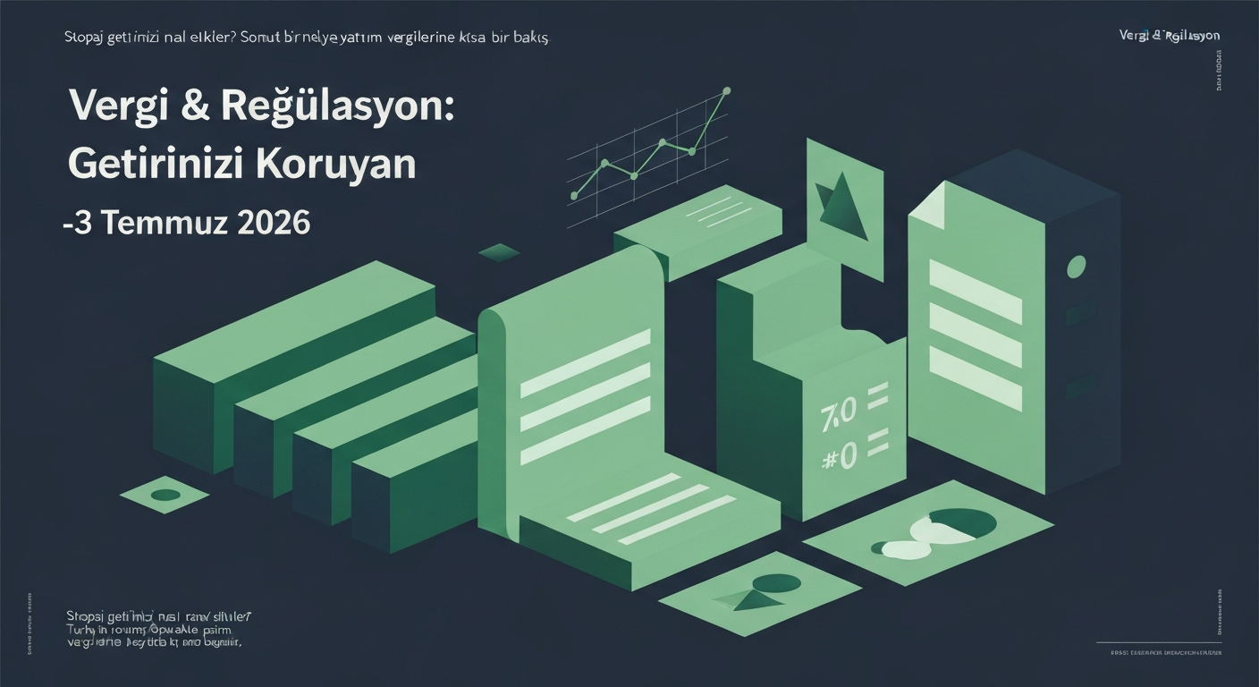 Vergi & Regülasyon: Getirinizi Koruyan Bilgiler — 3 Temmuz 2026