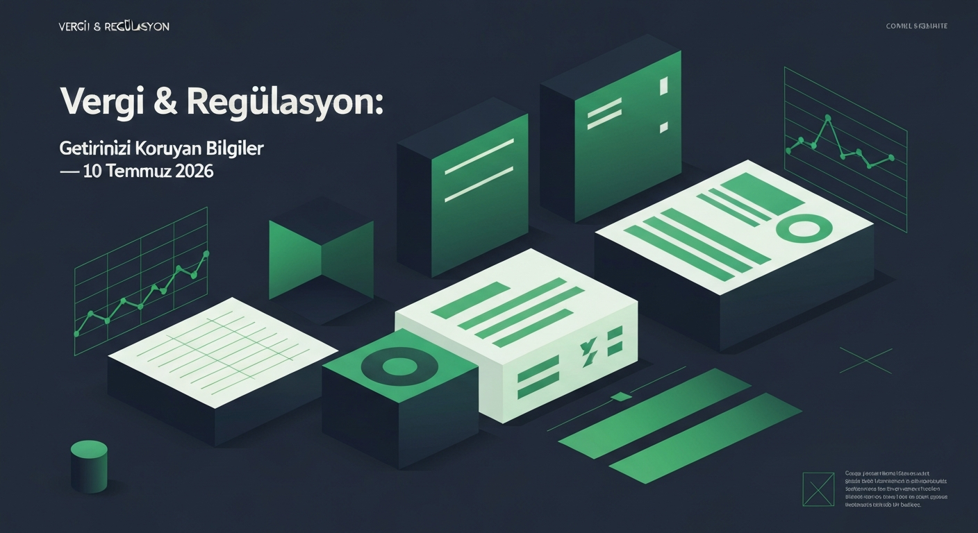 Vergi & Regülasyon: Getirinizi Koruyan Bilgiler — 10 Temmuz 2026