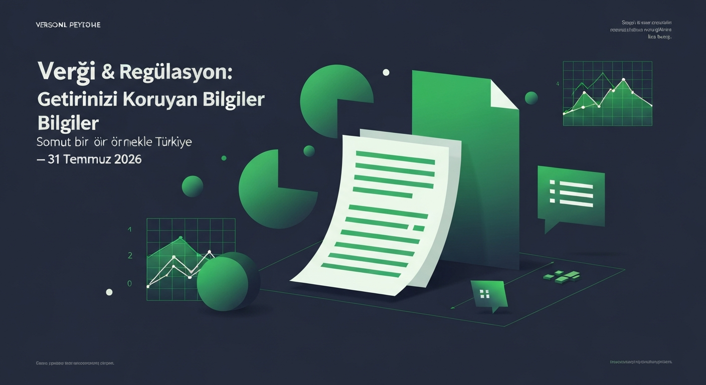 Vergi & Regülasyon: Getirinizi Koruyan Bilgiler — 31 Temmuz 2026